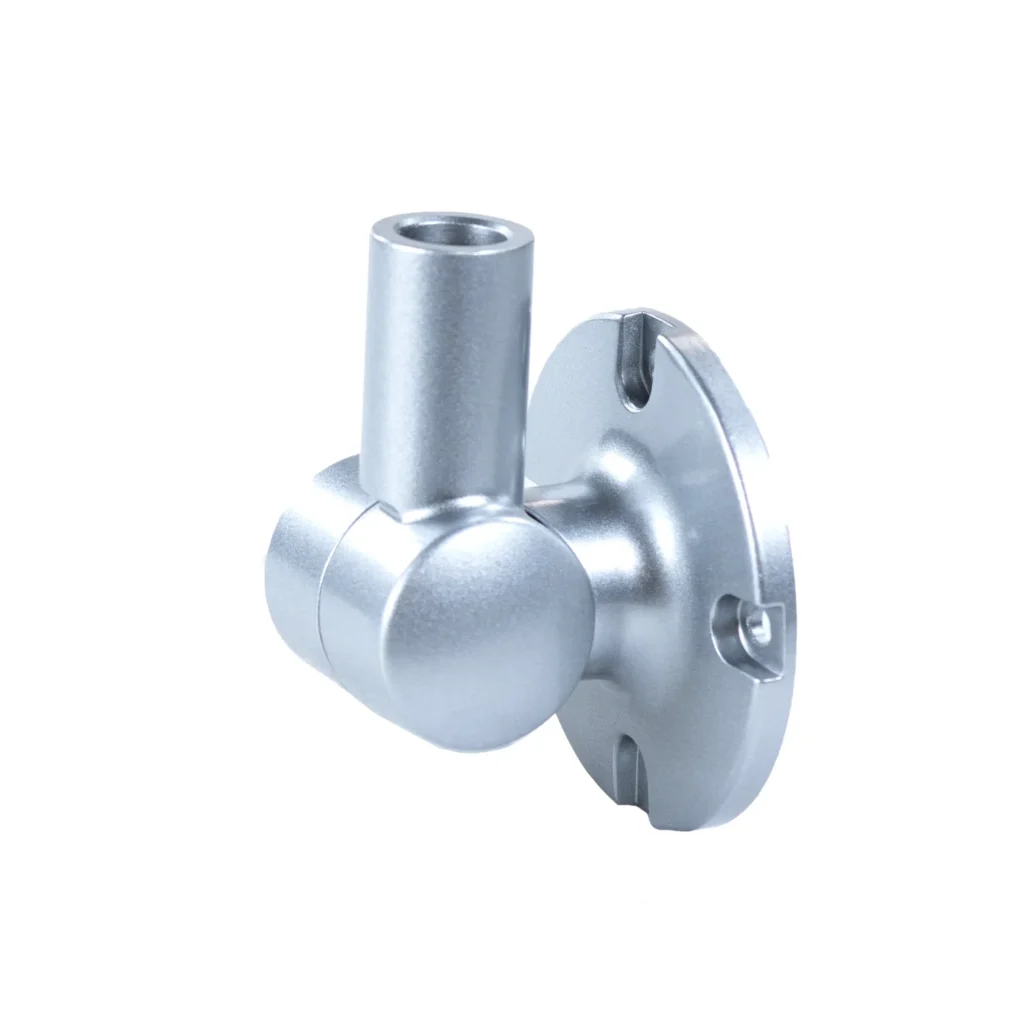 Maple Systems BR0318SA Silver Aluminum Adjustable Pole Mounting Bracket for Tower Lights