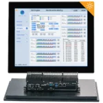 Maple Systems PC1419APH High Brightness 19" Industrial Panel PC with Intel Alder Lake-N N97 Processor - Combo View