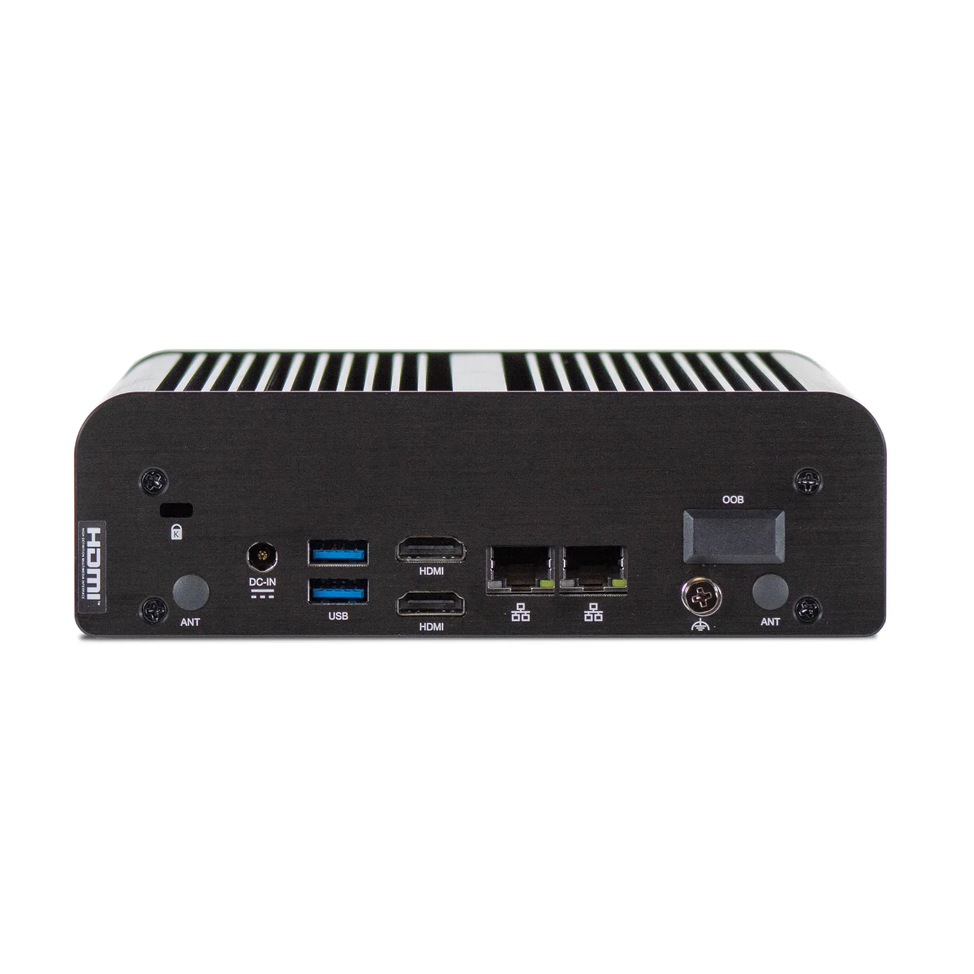 Maple Systems IPC2791A Industrial Box PC with Intel® Core™ Ultra processor (Arrow Lake-H) (Ultra 5 225H, 4P+8E) Rear View