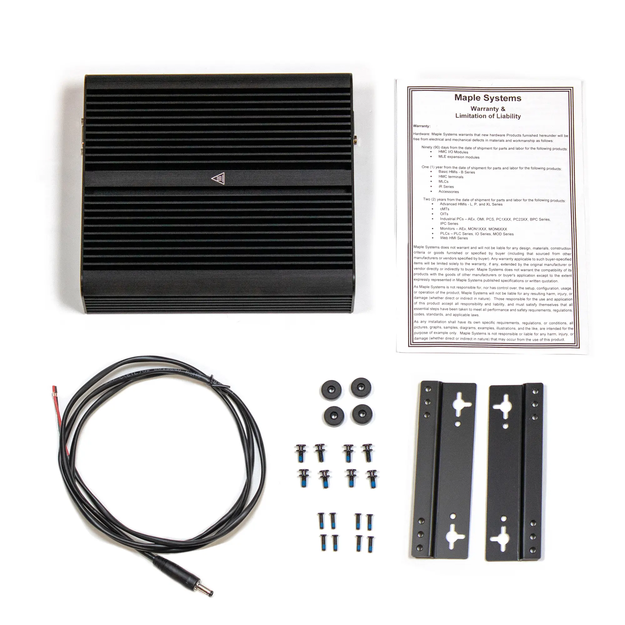 Maple Systems IPC2791A Industrial Box PC with Intel® Core™ Ultra processor (Arrow Lake-H) (Ultra 5 225H, 4P+8E) - Whats in the box when you purchase