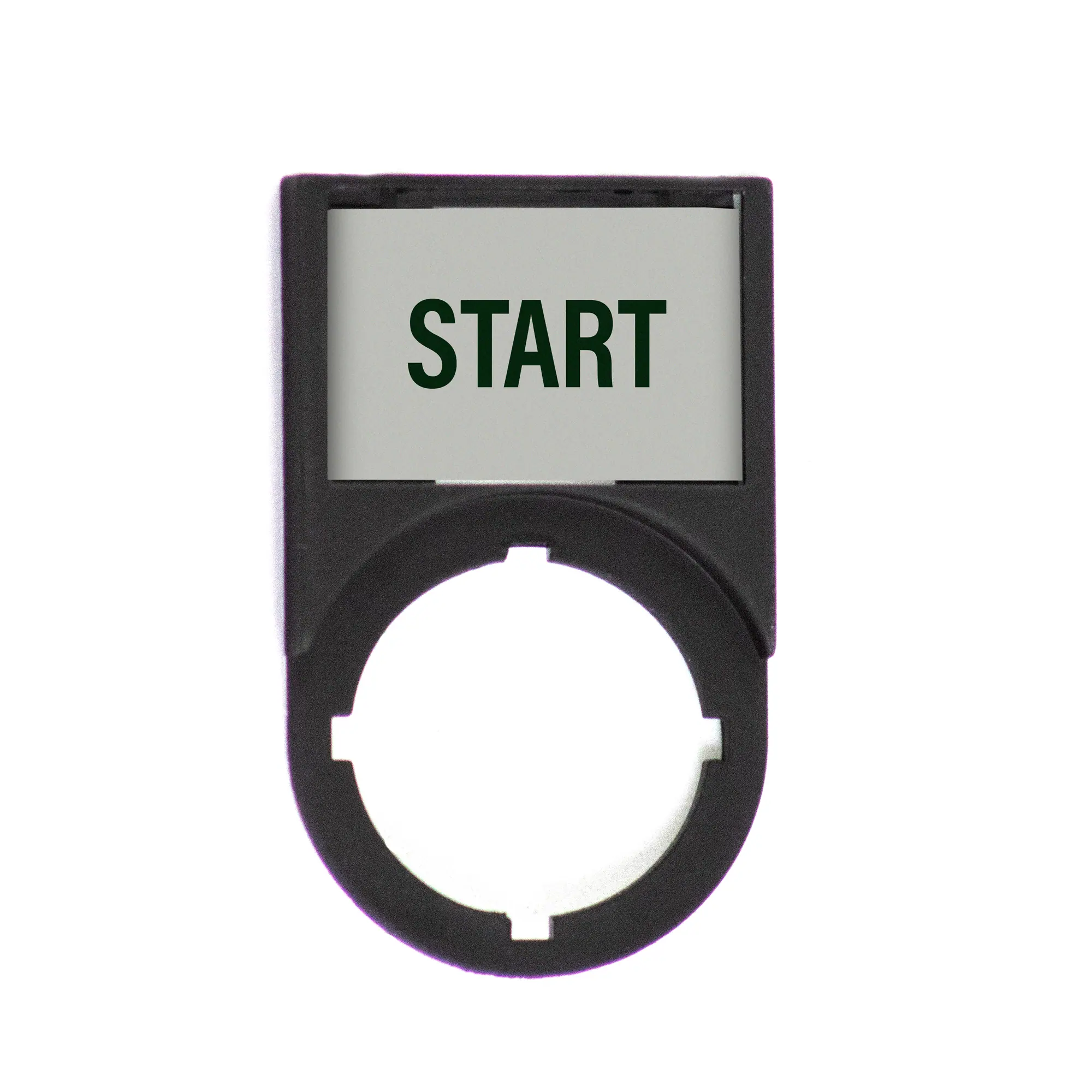 PB04002L- Legend Plate Frame – START Maple Systems pre labeled legend plate frames - PB04002L