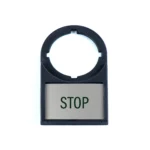 PB04003L – Legend Plate Frame – Stop Maple Systems pre labeled legend plate frames - PB04003L