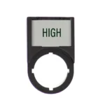 Maple Systems pre labeled legend plate frames - PB04010L