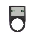 Maple Systems pre labeled legend plate frames - PB04012L