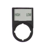 PB04016L – Legend Plate Frame – HIGH-LOW Maple Systems pre labeled legend plate frames - PB04016L