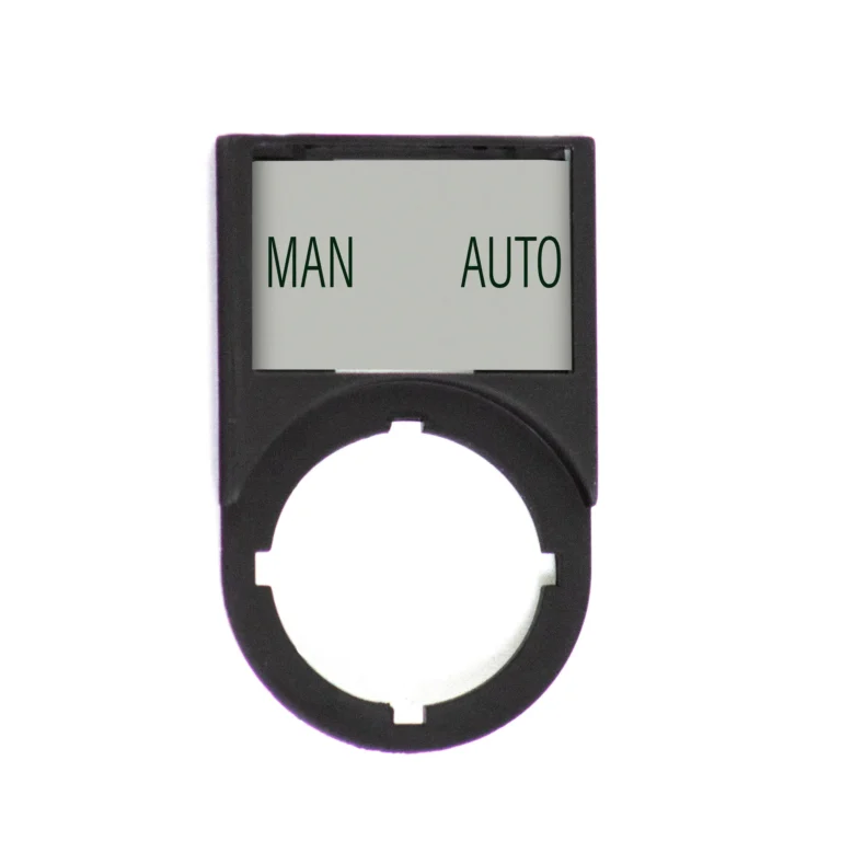 Maple Systems pre labeled legend plate frames - PB04017L