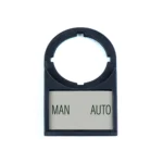 Maple Systems pre labeled legend plate frames - PB04017L