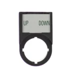 Maple Systems pre labeled legend plate frames - PB04018L