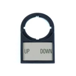 PB04018L – Legend Plate Frame – UP-DOWN Maple Systems pre labeled legend plate frames - PB04018L