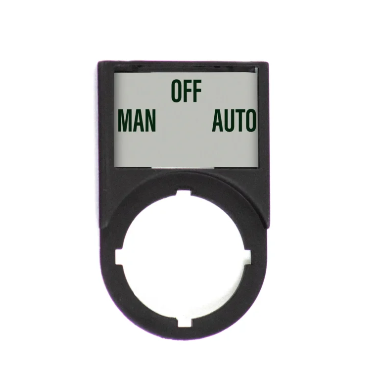 Maple Systems pre labeled legend plate frames - PB04020L