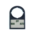Maple Systems pre labeled legend plate frames - PB04020L