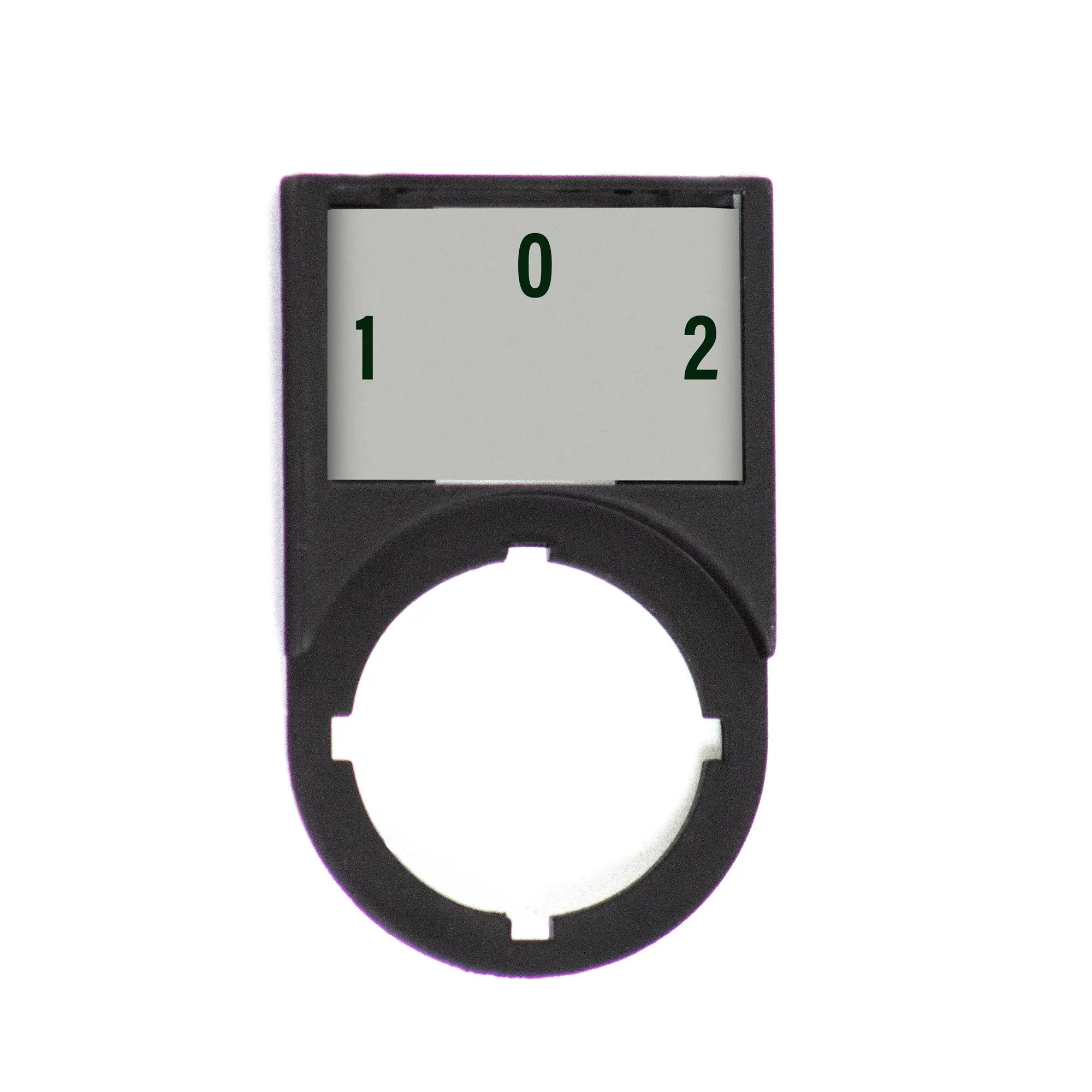 PB04023L – Legend Plate Frame – 1-0-2 Maple Systems pre labeled legend plate frames - PB04023L