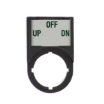 Maple Systems pre labeled legend plate frames - PB04024L