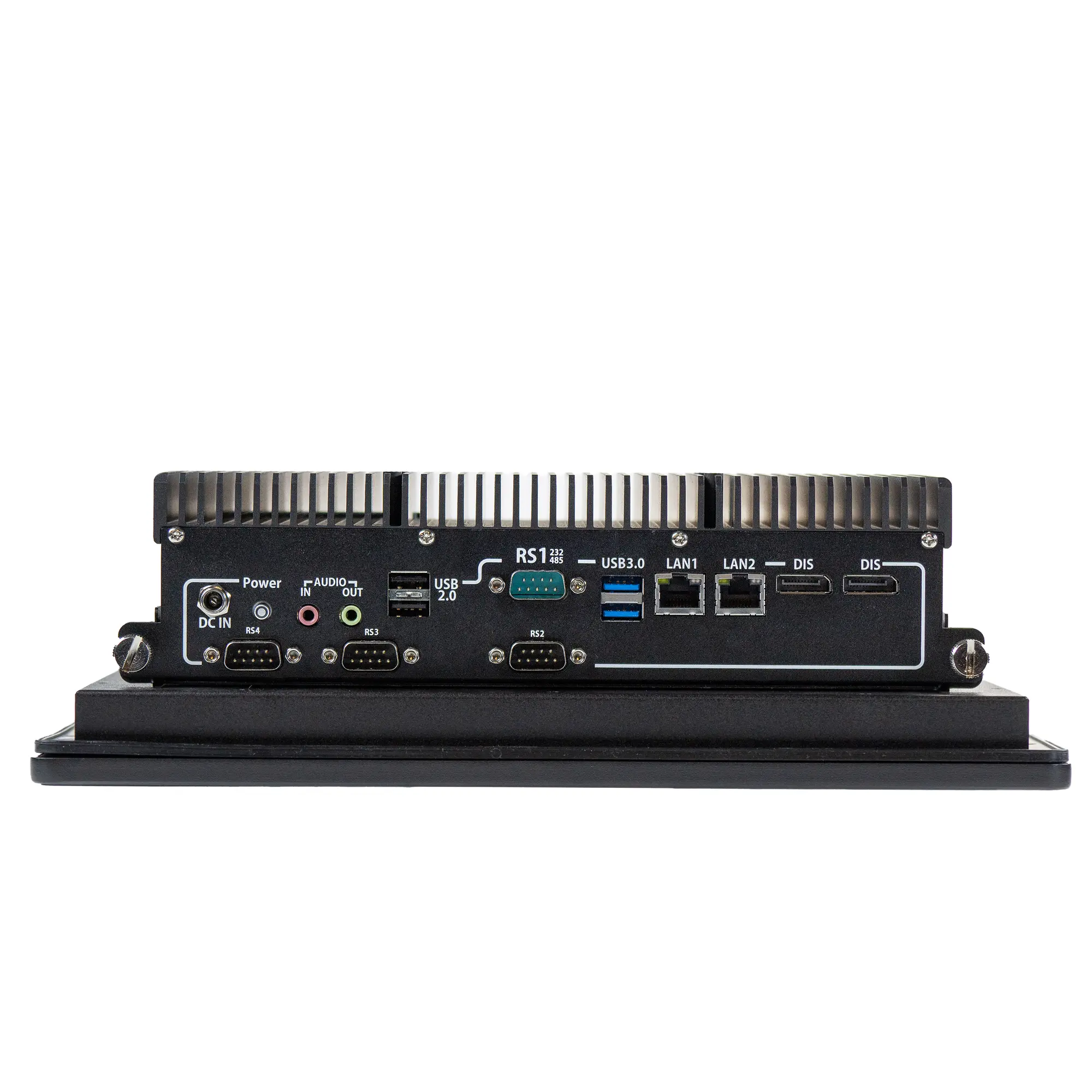 PC1412AP Ports View Maple Systems PC1412AP 12.1" Industrial Panel PC with Intel Alder Lake-N N97 Processor - I/O Ports View