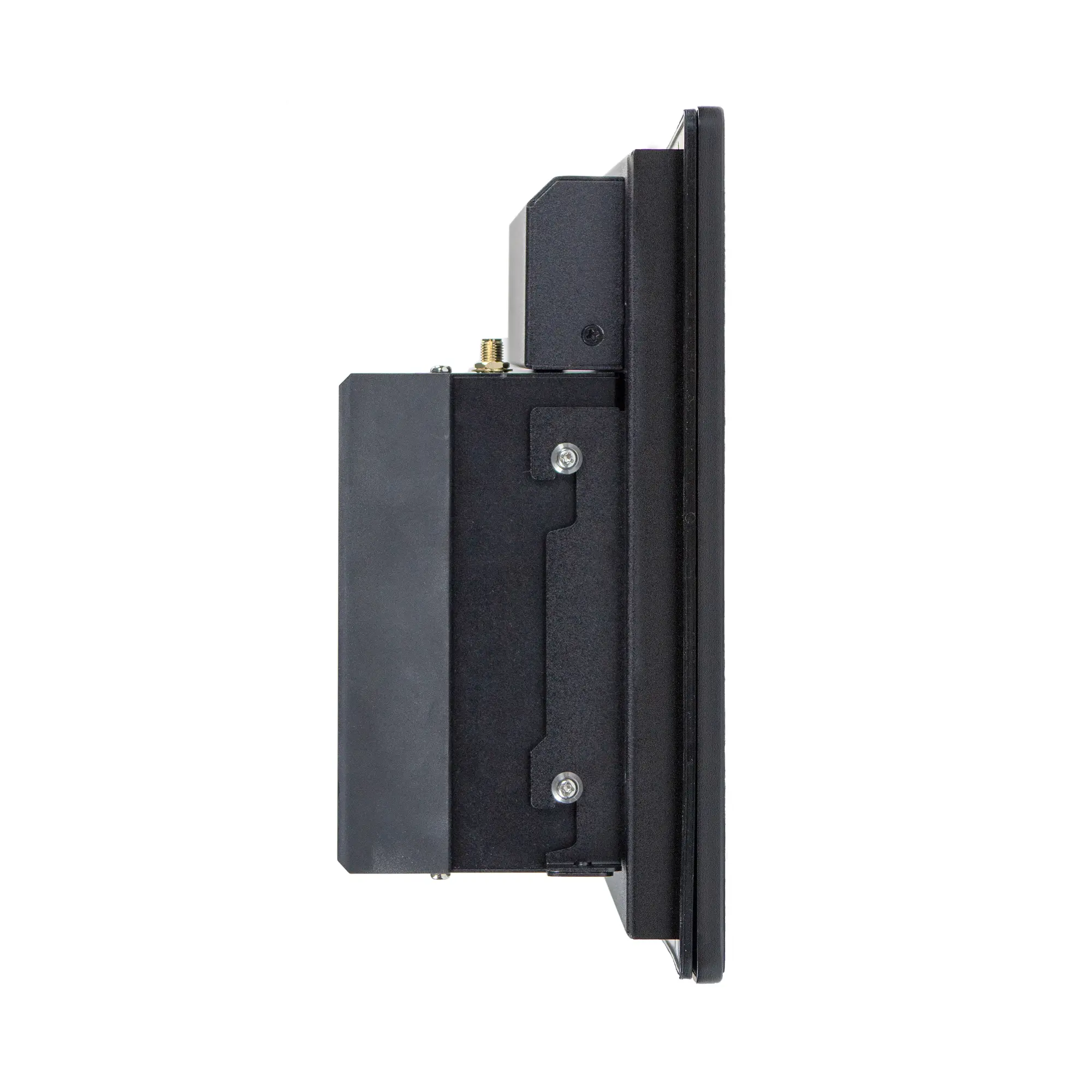Maple Systems PC1510APH 10.4" High Brightness Fanless Panel PC with Intel® Core™ Ultra CPU and up to 64GB RAM -Side View