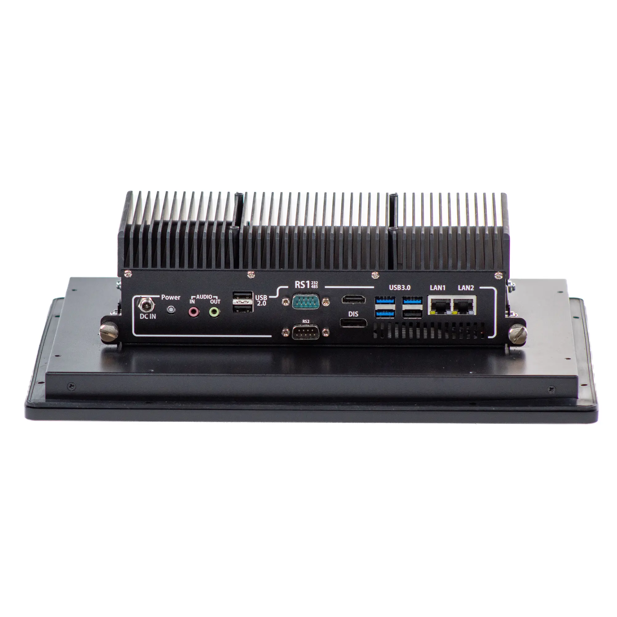 Maple Systems PC1515AP 15" Fanless Panel PC with Intel® Core™ Ultra CPU and up to 64GB RAM - IO Ports