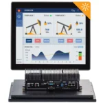 Maple Systems PC1517APH High Brightness 17" Fanless Panel PC with Intel® Core™ Ultra CPU and up to 64GB RAM - Combo View