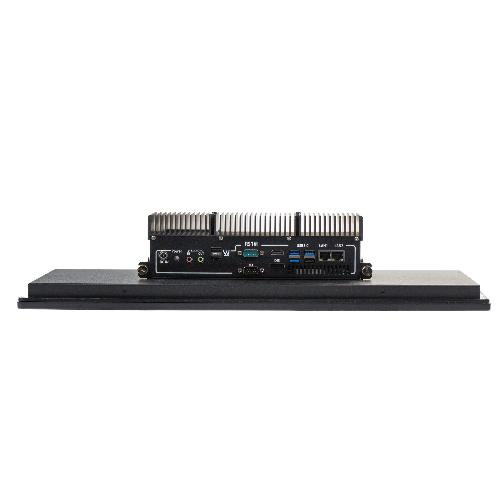 Maple Systems PC1521AP 21.5" Fanless Panel PC with Intel® Core™ Ultra CPU and up to 64GB RAM - IO Ports