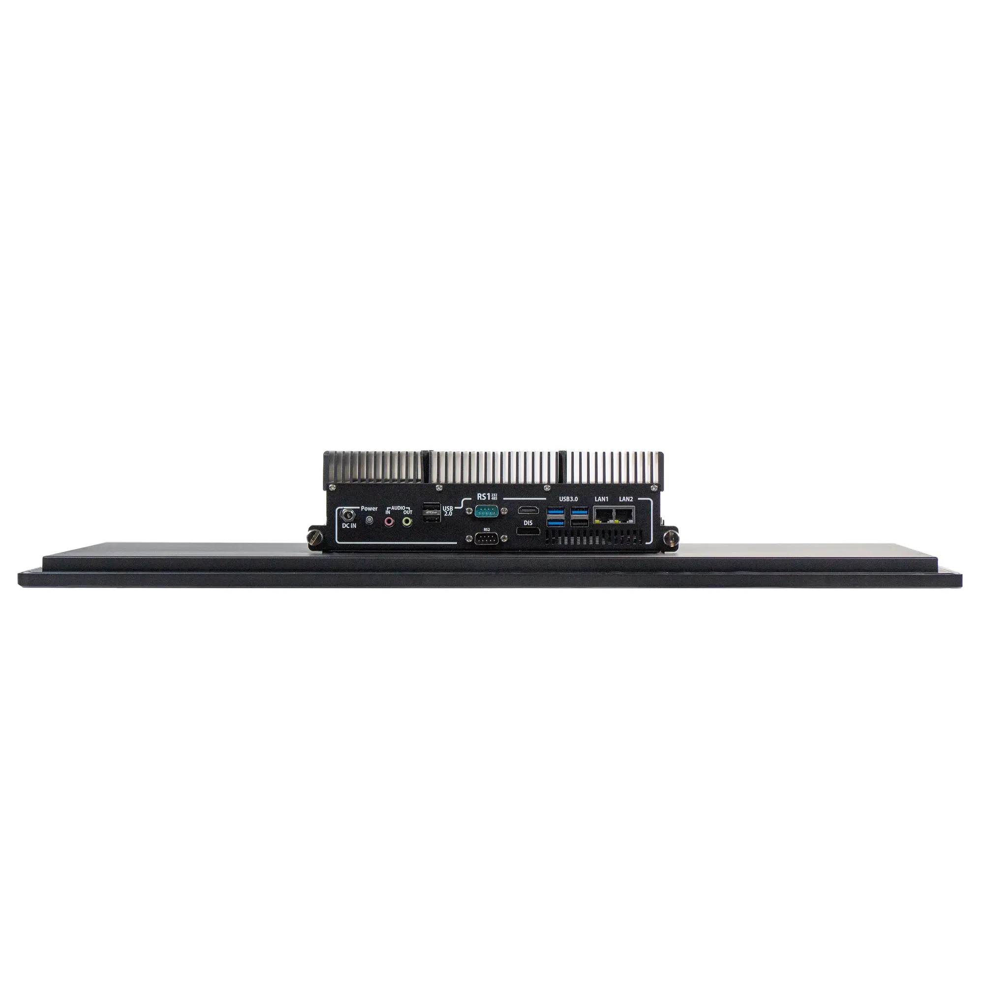 Maple Systems PC1527AP 27" Fanless Panel PC with Intel® Core™ Ultra CPU and up to 64GB RAM - IO Ports
