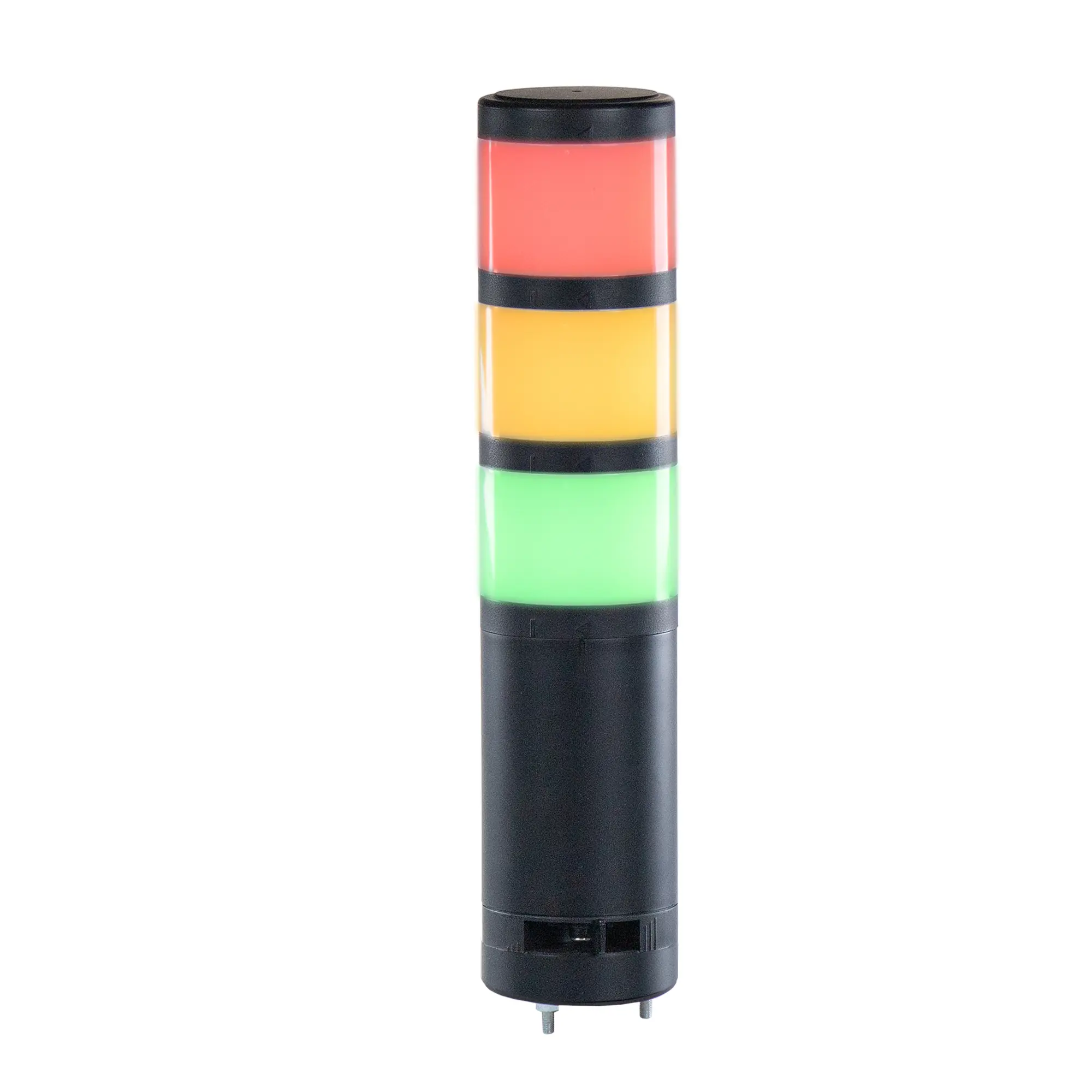 Maple Systems TL160D2BF-3 is our direct mount, 3-tier stack light with alarm- Illuminated