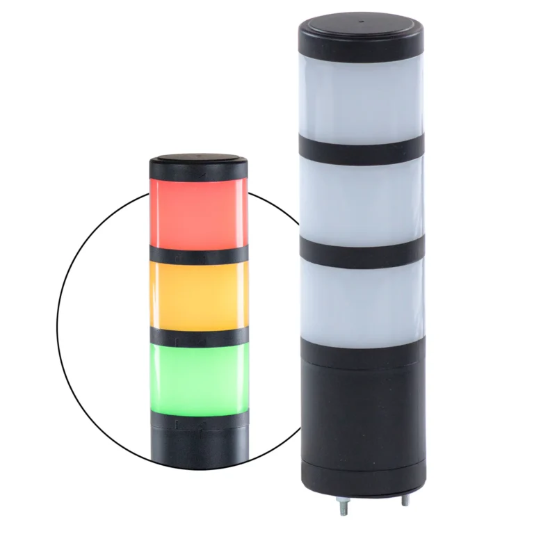 Maple Systems TL160D2F-3 direct mount, 3 tier, signal tower light.