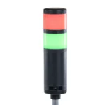 Maple Systems TP160P2BF-2 Two Tier, Pole Mount Illuminated Tower Light with Alarm