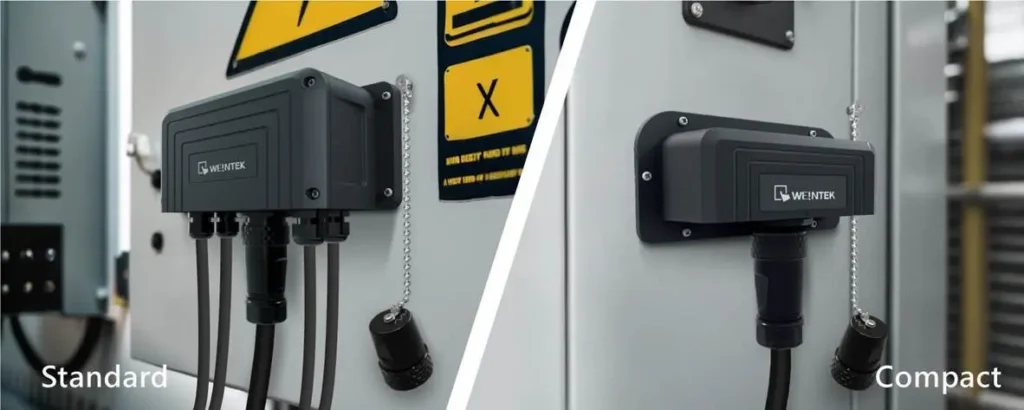 Maple Systems cMT3106XM requires a control box to plug into, cMT-XMBS (standard) or cMT-XMBC (compact) with optional E-Stop plug for multiple work stations.