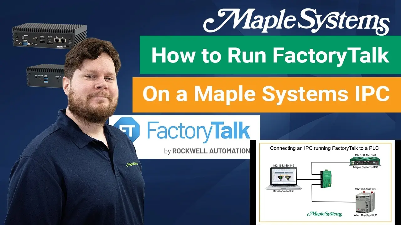 How to Run FactoryTalk View on a Maple Systems IPC