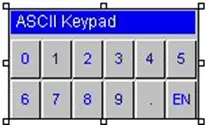 10-key ASCII keypad MAPware-7000 10-key ASCII keypad