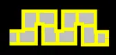 Flow Block object looks like this when drawn with the width of each turn set to the minimum value to avoid overlap