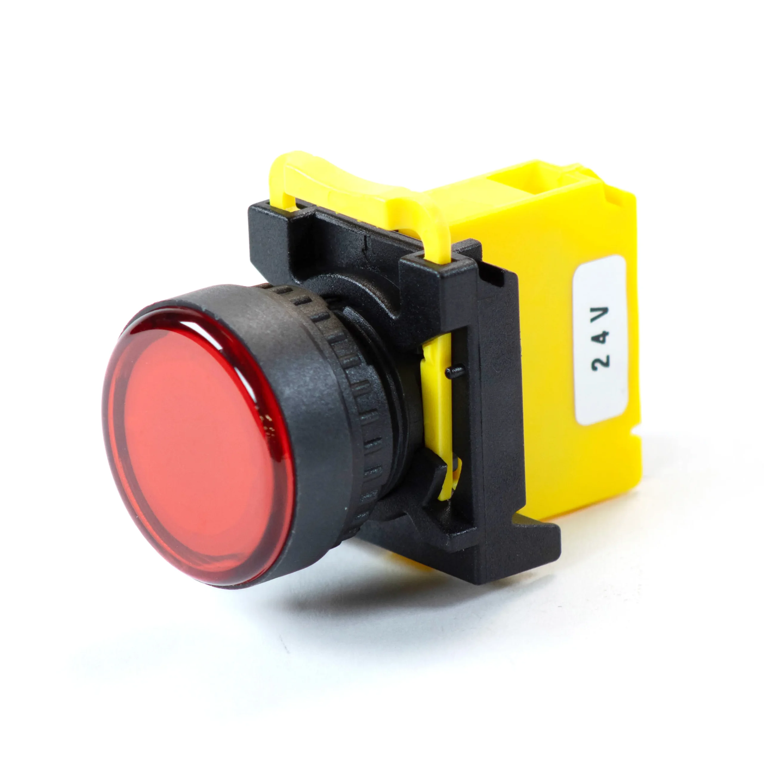 Maple Systems Pushbuttons, Flat, Bordered, Red, Illuminated Indicator Light - PBS110AP22R-00L2