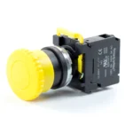PBS111FM22Y-10 – Momentary Pushbutton Maple Systems Operator Control Panel Mount Pushbutton Switch Non-Illuminated Momentary 35mm Knurled Mushroom Head Yellow 22mm PBS111FM22Y-10