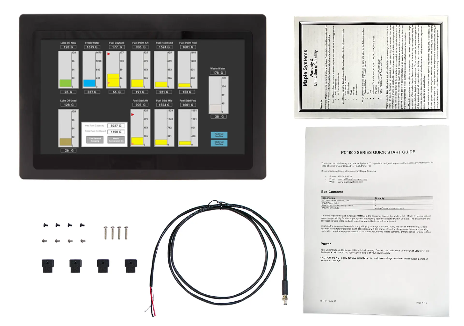 What comes in the box when you purchase our PC1416AP and APH units.