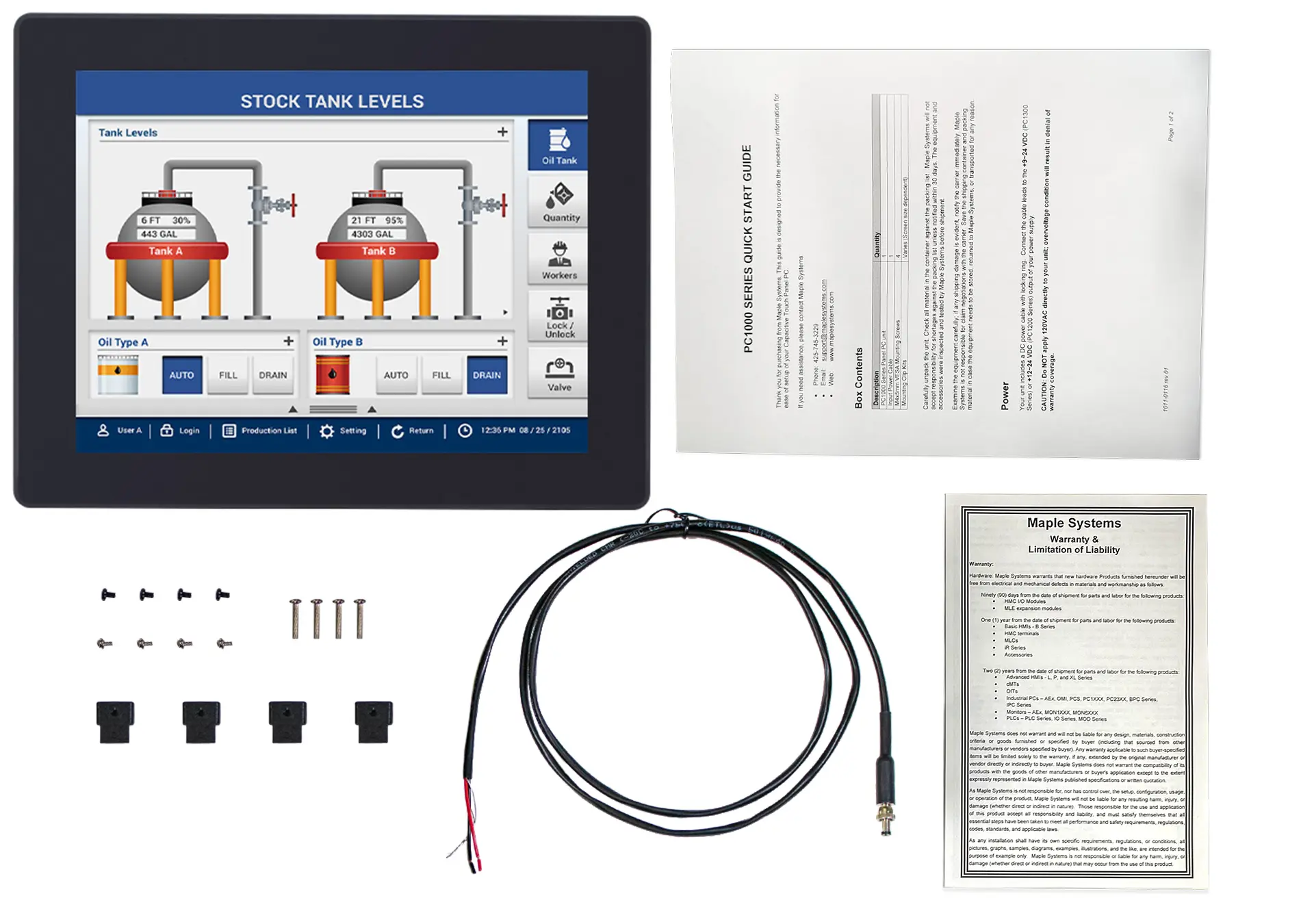 What comes in the box when you purchase our PC1512AP and APH units.