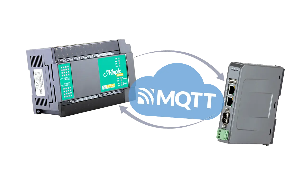 Maple Systems PLC to MQTT Broker using Gateway HMI
