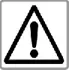 Warning Symbol Icon Warning icon showing an exclamation mark inside a triangle.