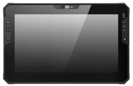 Front view of the RT1211 Series rugged tablet with the display turned off.