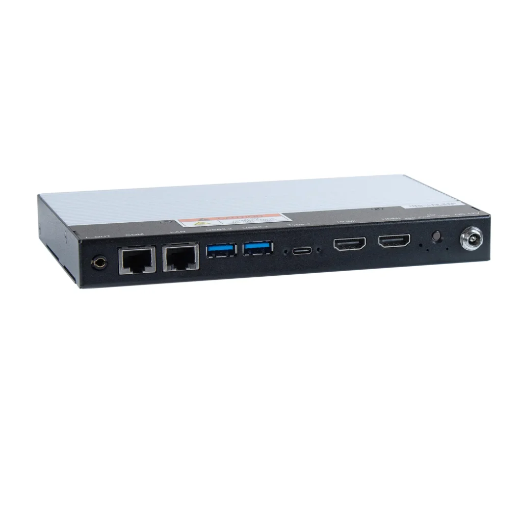 BPC5024A-right3 Digital signage players provide instantly updatable ambience for your stores, inform shoppers, and power interactive kiosks.