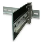DINP03-5035D-1 – DIN Rail Mounting Kit Maple Systems DINP03-5035D-1 is our DIN Rail Right Angle Adapter, 5.0" x 3.5" Plate, with 4.9" 35mm Rail Section Installed on Right Side