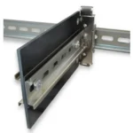 DINP03-6035D-2 – DIN Rail Mounting Kit Maple Systems DINP03-6035D-2 is our DIN Rail Right Angle Adapter, 6.0″ x 3.5″ Plate, with 5.9″ 35mm Rail Section Installed on Both Sides