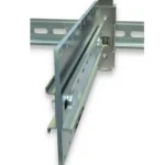 DINP03LR-8035DB-2 DIN Rail Mounting Kit Maple Systems DINP03LR-88035DB-2 is our DIN Rail Right Angle Adapter, 8.0″ x 3.5″ Plate, with 7.87″ 35mm Rail Section Installed on Both Sides; Perimeter Holes for Cable Management; Latch Release