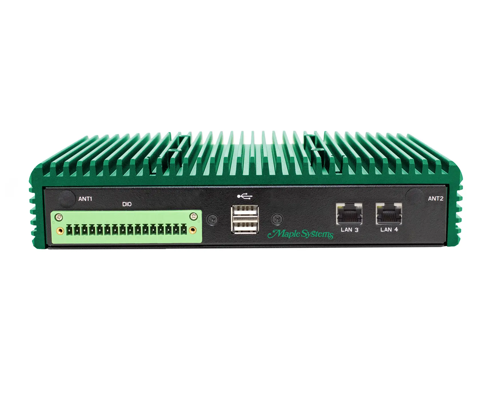 IPC2411B Back View Industrial Box PC | Fanless, Extended Operating Temperature Range | Power Over Ethernet (POE)