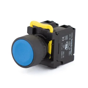Maple Systems Control System Pushbutton Non-Illuminated Momentary Flat Plastic Blue 22mm PBS111CP22B-20