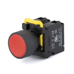 Maple Systems Machinery Pushbutton Non-Illuminated Momentary Flat Plastic Red 22mm PBS111CP22R-02