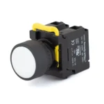 PBS111CP22W-20 (1) Maple Systems Industrial Automation Pushbutton Non-Illuminated Momentary Flat Plastic Red 22mm PBS111CP22W-20