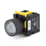 PBS111CP22W-20L2 (1) Maple Systems Machinery Push Button Illuminated Momentary Flat Plastic White 22mm PBS111CP22W-20L2