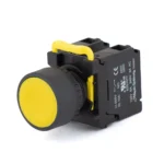 PBS111CP22Y-11 (1) Maple Systems Industrial Automation Pushbutton Non-Illuminated Momentary Flat Plastic Yellow 22mm PBS111CP22Y-11