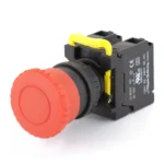 PBS111FP22R-02 – Momentary Pushbutton Maple Systems Operator Control Panel Mount Pushbutton Non-Illuminated Momentary 35mm Knurled Mushroom Head Red 22mm PBS111FP22R-02