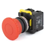 PBS111GM22R-02 (1) Maple Systems Operator Control Panel Mount Pushbutton Switch Non-Illuminated Momentary 40mm Knurled Mushroom Head Red 22mm PBS111GM22R-02