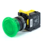 PBS111KM22G-10L2 – Momentary Pushbutton Maple Systems Panel Mount Pushbutton Illuminated Knurled Mushroom Head Metal Green 22mm PBS111KM22G-10L2